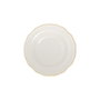 Hermia Juego de Cena Altın Yaldız Tiffany 53 YTKM Blanco y Dorado